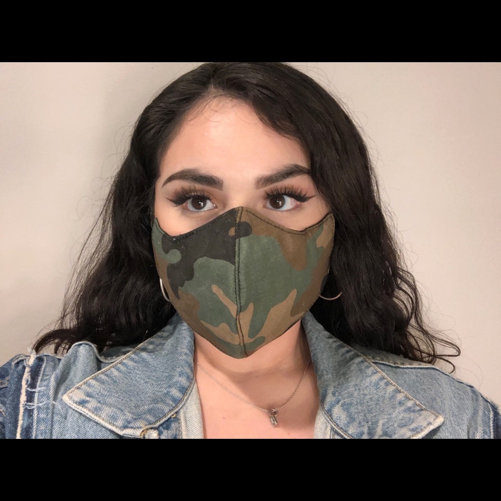Camouflage unisex  reversible face mask in stock!!